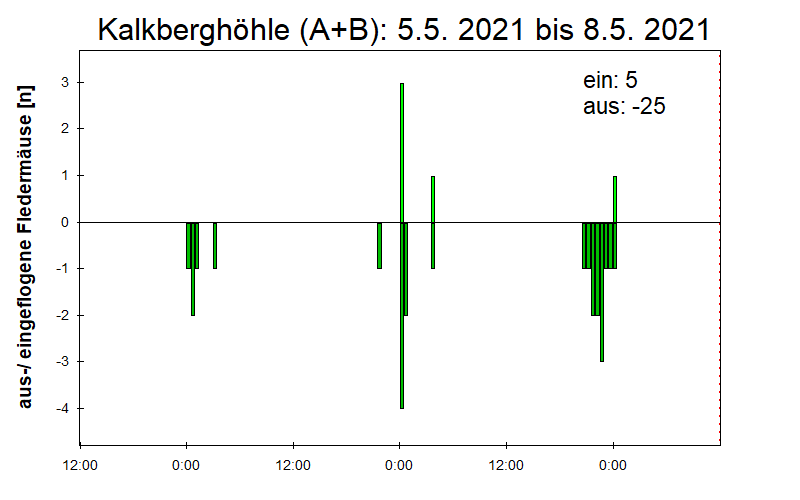 [Fledermaus] Lichtschranke: Segeberger Kalkberg (NABU Schleswig-Holstein)