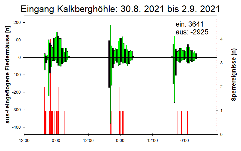 [Fledermaus] Lichtschranke: Segeberger Kalkberg (NABU Schleswig-Holstein)