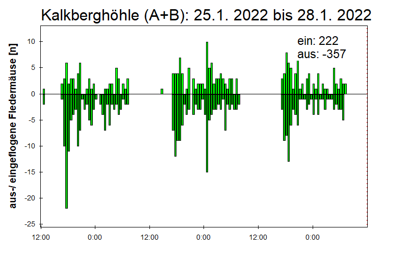 [Fledermaus] Lichtschranke: Segeberger Kalkberg (NABU Schleswig-Holstein)