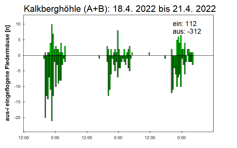 [Fledermaus] Lichtschranke: Segeberger Kalkberg (NABU Schleswig-Holstein)