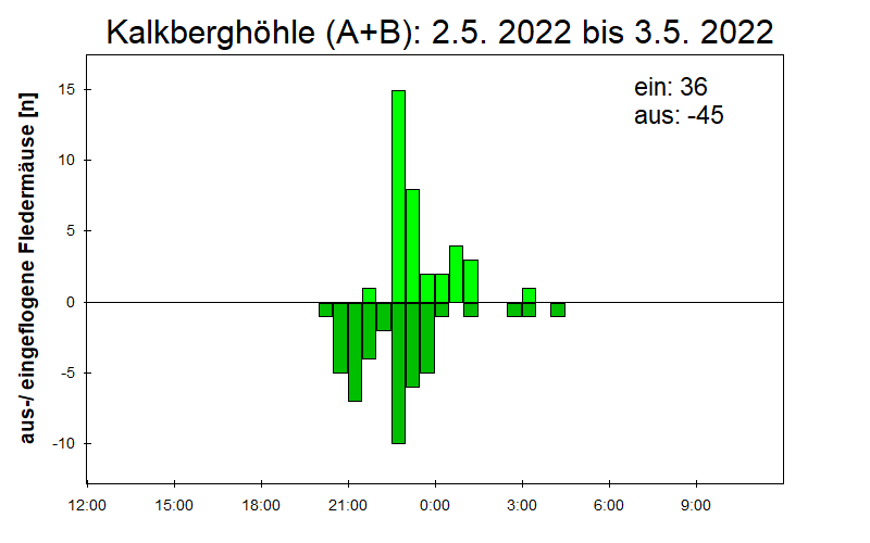 [Fledermaus] Lichtschranke: Segeberger Kalkberg (NABU Schleswig-Holstein)