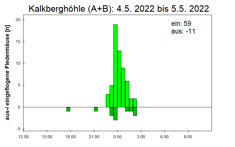 [Fledermaus] Lichtschranke: Segeberger Kalkberg (NABU Schleswig-Holstein)