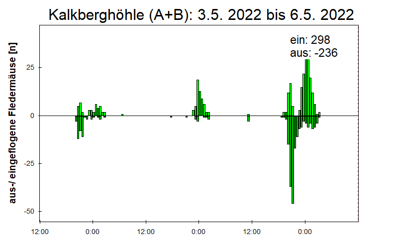 [Fledermaus] Lichtschranke: Segeberger Kalkberg (NABU Schleswig-Holstein)