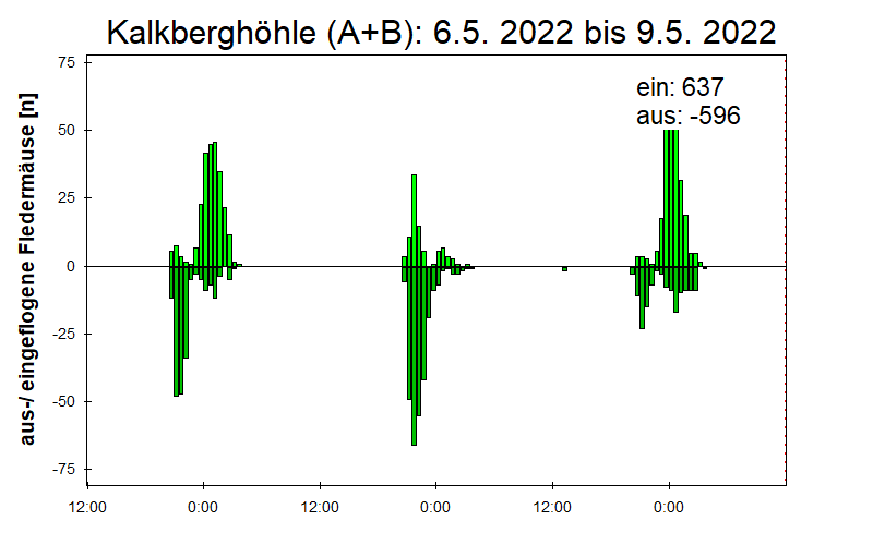 [Fledermaus] Lichtschranke: Segeberger Kalkberg (NABU Schleswig-Holstein)