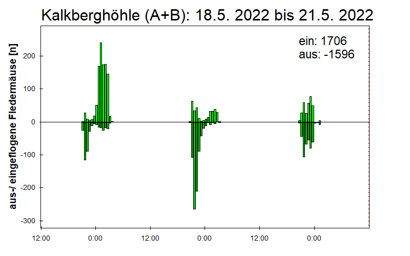 [Fledermaus] Lichtschranke: Segeberger Kalkberg (NABU Schleswig-Holstein)