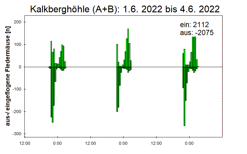 [Fledermaus] Lichtschranke: Segeberger Kalkberg (NABU Schleswig-Holstein)