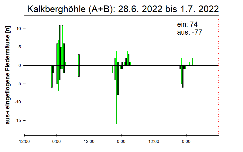 [Fledermaus] Lichtschranke: Segeberger Kalkberg (NABU Schleswig-Holstein)