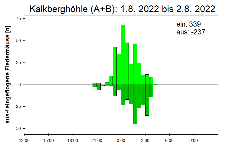 [Fledermaus] Lichtschranke: Segeberger Kalkberg (NABU Schleswig-Holstein)