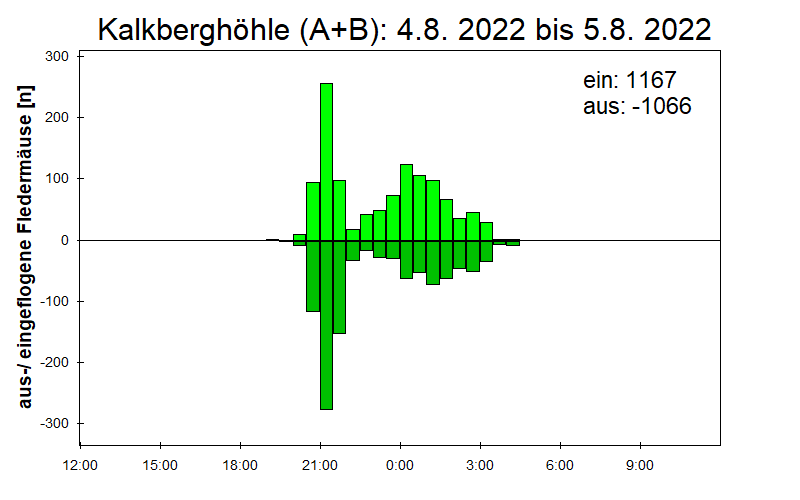 [Fledermaus] Lichtschranke: Segeberger Kalkberg (NABU Schleswig-Holstein)