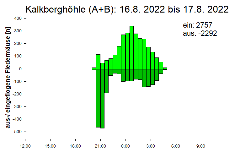 [Fledermaus] Lichtschranke: Segeberger Kalkberg (NABU Schleswig-Holstein)