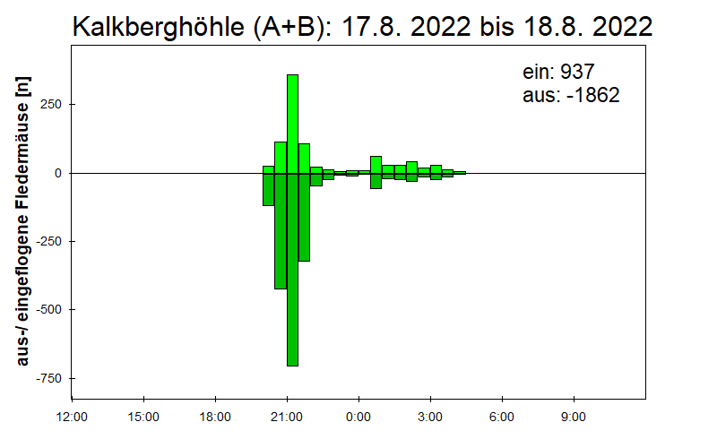 [Fledermaus] Lichtschranke: Segeberger Kalkberg (NABU Schleswig-Holstein)