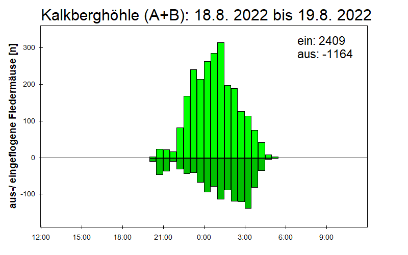 [Fledermaus] Lichtschranke: Segeberger Kalkberg (NABU Schleswig-Holstein)