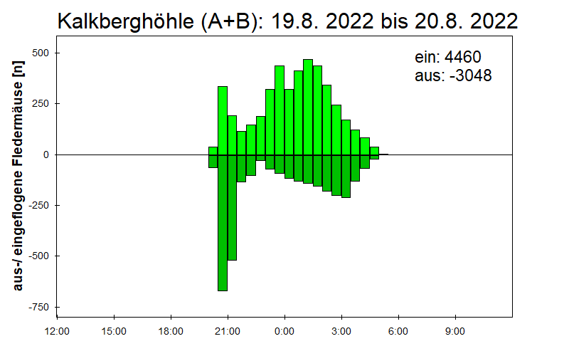 [Fledermaus] Lichtschranke: Segeberger Kalkberg (NABU Schleswig-Holstein)