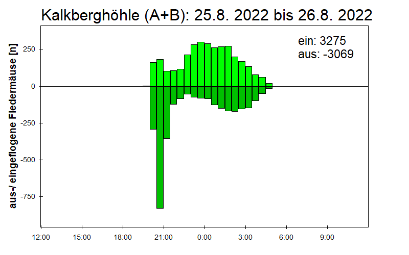 [Fledermaus] Lichtschranke: Segeberger Kalkberg (NABU Schleswig-Holstein)
