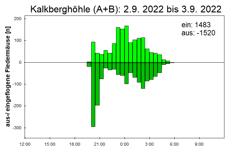 [Fledermaus] Lichtschranke: Segeberger Kalkberg (NABU Schleswig-Holstein)