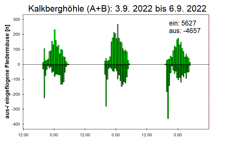 [Fledermaus] Lichtschranke: Segeberger Kalkberg (NABU Schleswig-Holstein)
