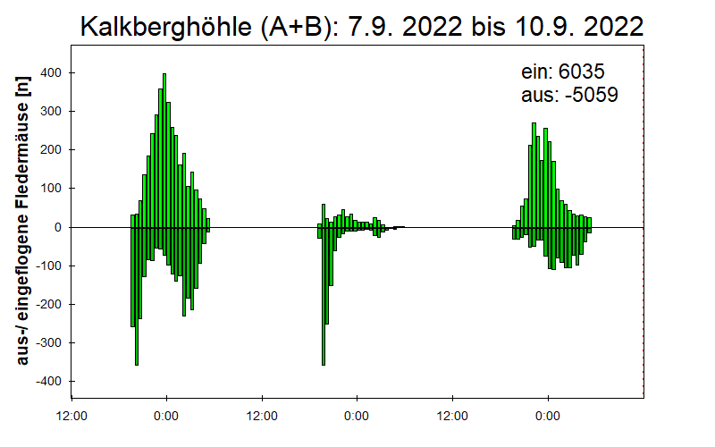 [Fledermaus] Lichtschranke: Segeberger Kalkberg (NABU Schleswig-Holstein)