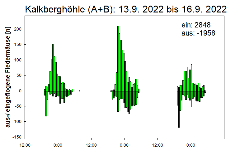 [Fledermaus] Lichtschranke: Segeberger Kalkberg (NABU Schleswig-Holstein)