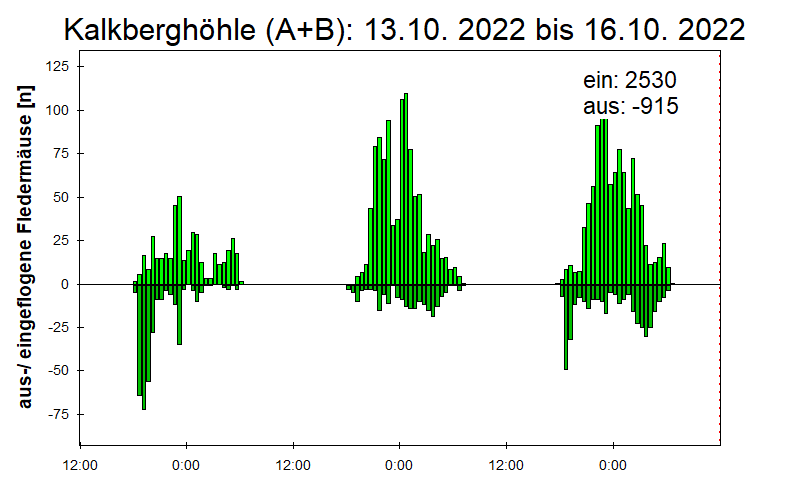[Fledermaus] Lichtschranke: Segeberger Kalkberg (NABU Schleswig-Holstein)