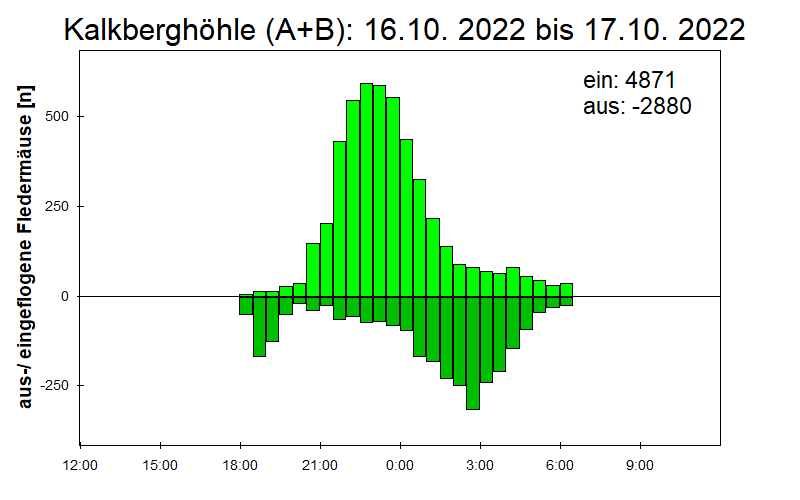 [Fledermaus] Lichtschranke: Segeberger Kalkberg (NABU Schleswig-Holstein)