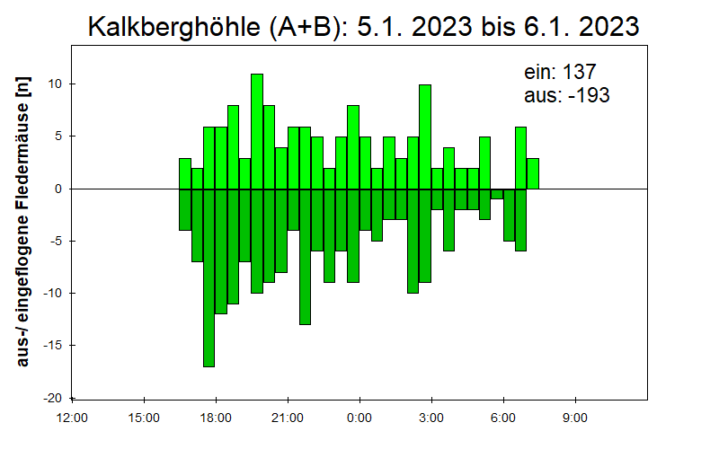 [Fledermaus] Lichtschranke: Segeberger Kalkberg (NABU Schleswig-Holstein)