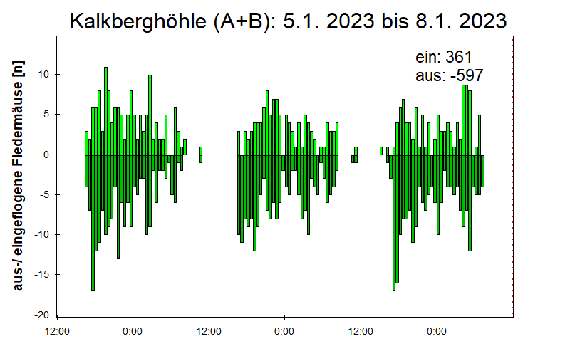 [Fledermaus] Lichtschranke: Segeberger Kalkberg (NABU Schleswig-Holstein)