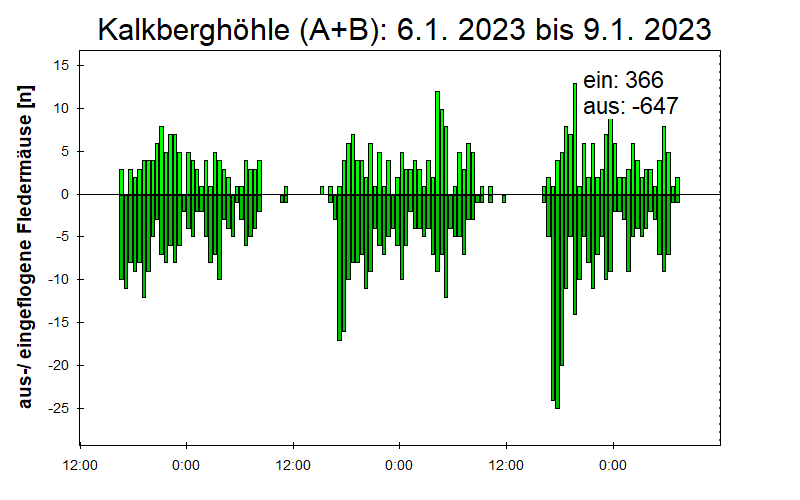 [Fledermaus] Lichtschranke: Segeberger Kalkberg (NABU Schleswig-Holstein)