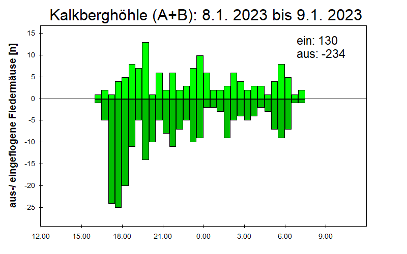 [Fledermaus] Lichtschranke: Segeberger Kalkberg (NABU Schleswig-Holstein)