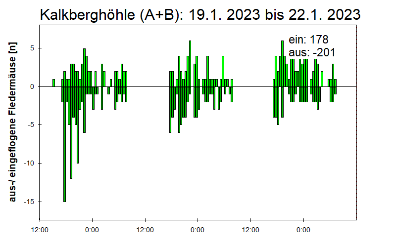 [Fledermaus] Lichtschranke: Segeberger Kalkberg (NABU Schleswig-Holstein)