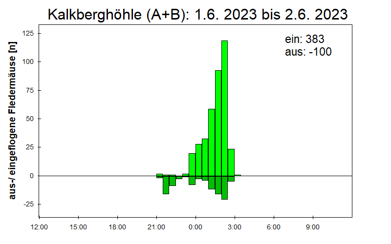[Fledermaus] Lichtschranke: Segeberger Kalkberg (NABU Schleswig-Holstein)