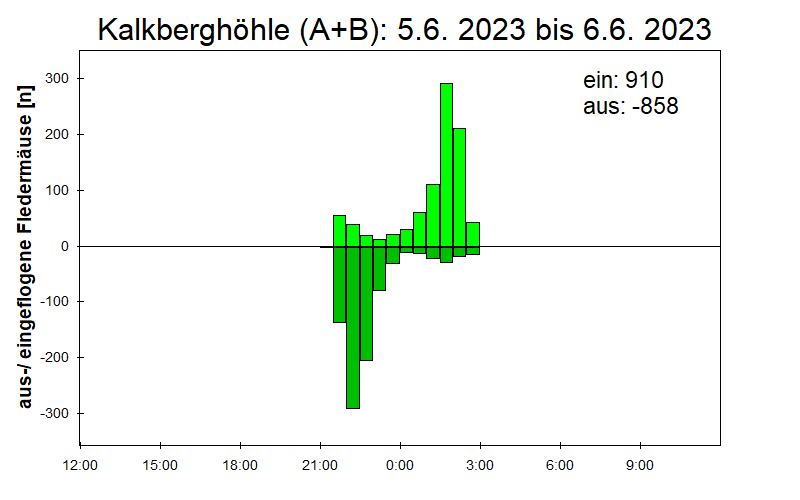 [Fledermaus] Lichtschranke: Segeberger Kalkberg (NABU Schleswig-Holstein)
