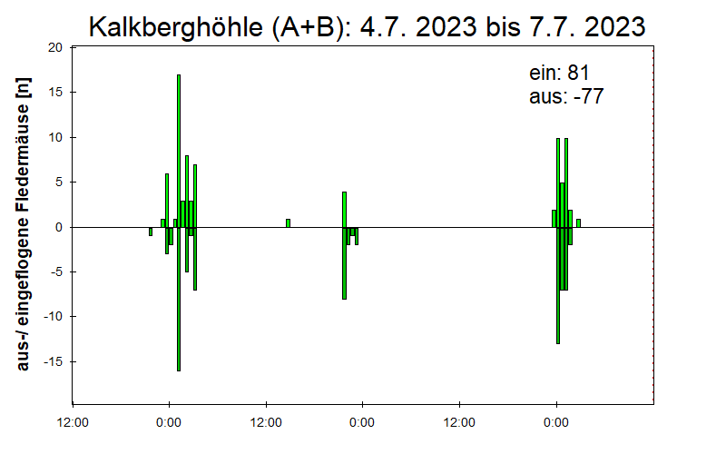 [Fledermaus] Lichtschranke: Segeberger Kalkberg (NABU Schleswig-Holstein)