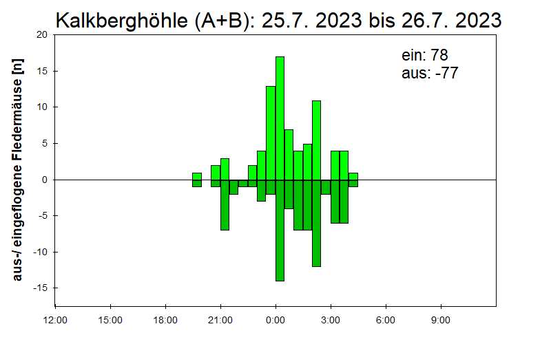 [Fledermaus] Lichtschranke: Segeberger Kalkberg (NABU Schleswig-Holstein)
