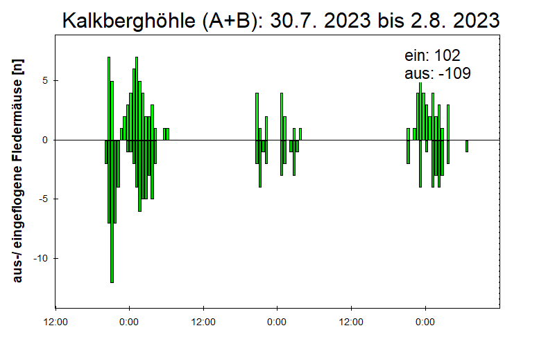 [Fledermaus] Lichtschranke: Segeberger Kalkberg (NABU Schleswig-Holstein)