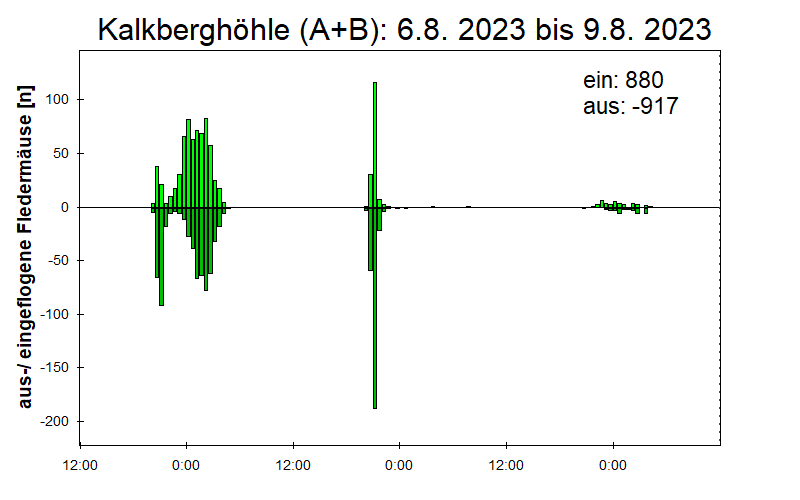 [Fledermaus] Lichtschranke: Segeberger Kalkberg (NABU Schleswig-Holstein)