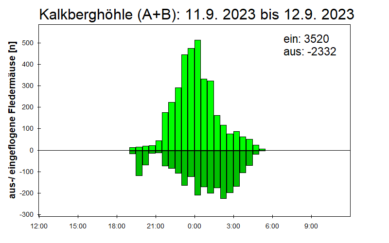 [Fledermaus] Lichtschranke: Segeberger Kalkberg (NABU Schleswig-Holstein)