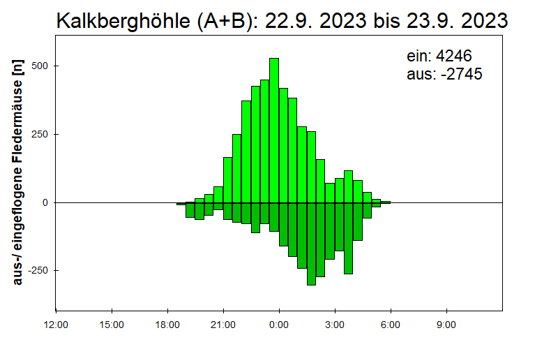[Fledermaus] Lichtschranke: Segeberger Kalkberg (NABU Schleswig-Holstein)