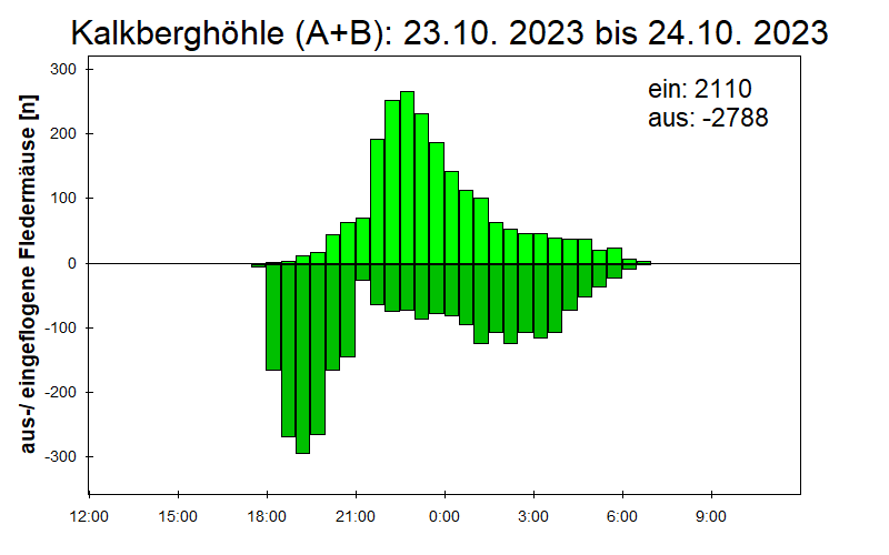 [Fledermaus] Lichtschranke: Segeberger Kalkberg (NABU Schleswig-Holstein)
