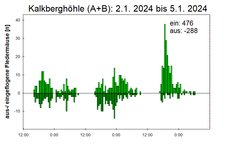 [Fledermaus] Lichtschranke: Segeberger Kalkberg (NABU Schleswig-Holstein)