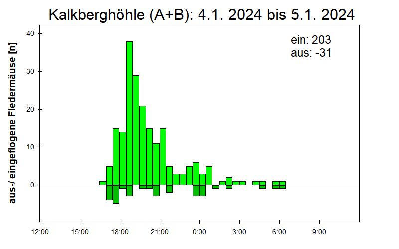 [Fledermaus] Lichtschranke: Segeberger Kalkberg (NABU Schleswig-Holstein)