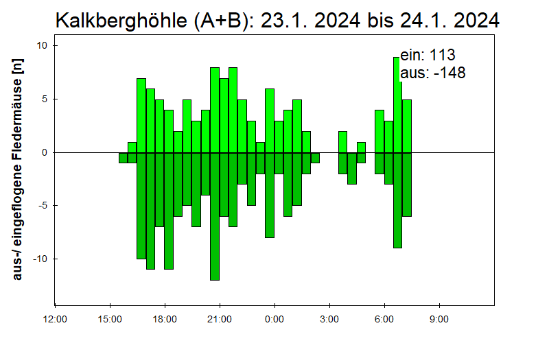 [Fledermaus] Lichtschranke: Segeberger Kalkberg (NABU Schleswig-Holstein)