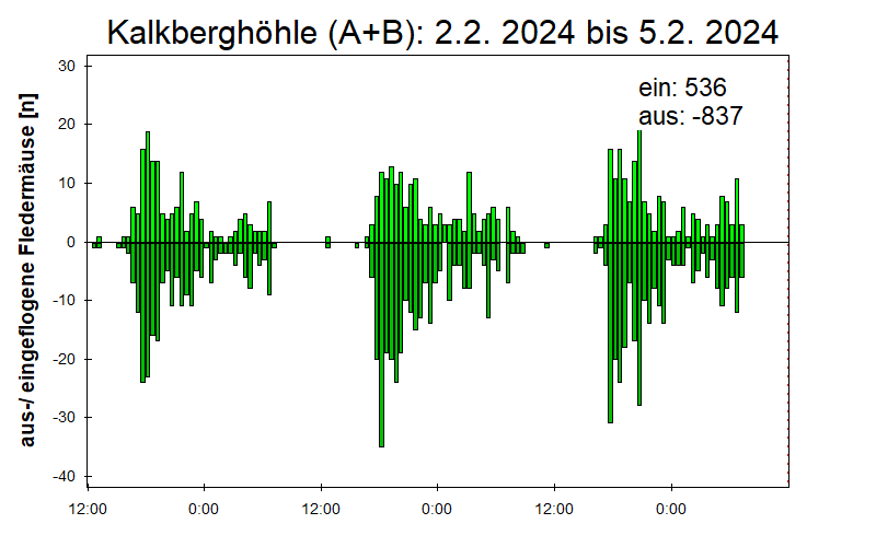 [Fledermaus] Lichtschranke: Segeberger Kalkberg (NABU Schleswig-Holstein)