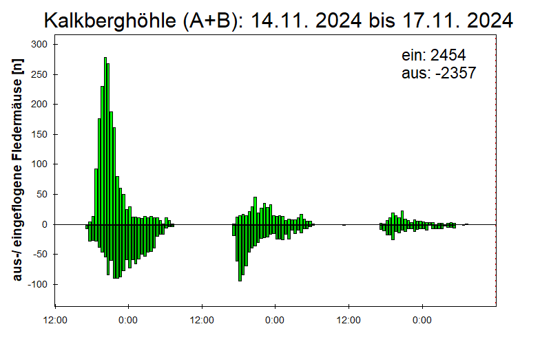 [Fledermaus] Lichtschranke: Segeberger Kalkberg (NABU Schleswig-Holstein)