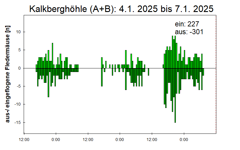 [Fledermaus] Lichtschranke: Segeberger Kalkberg (NABU Schleswig-Holstein)