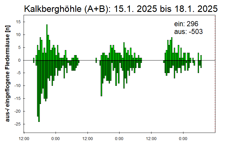 [Fledermaus] Lichtschranke: Segeberger Kalkberg (NABU Schleswig-Holstein)