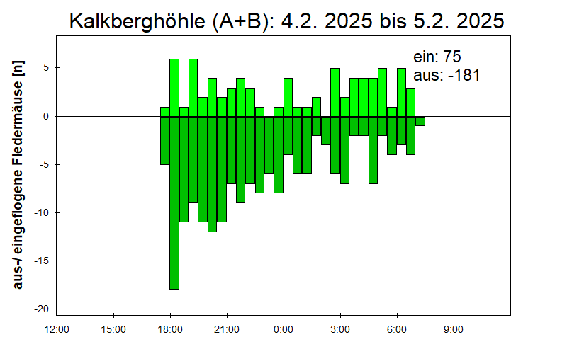 [Fledermaus] Lichtschranke: Segeberger Kalkberg (NABU Schleswig-Holstein)