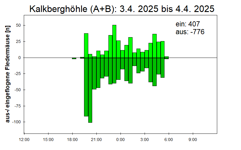 [Fledermaus] Lichtschranke: Segeberger Kalkberg (NABU Schleswig-Holstein)