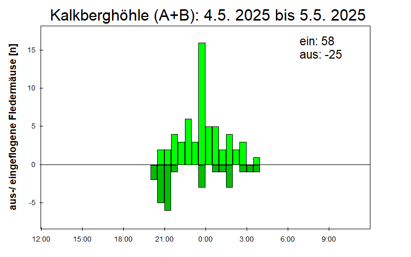 [Fledermaus] Lichtschranke: Segeberger Kalkberg (NABU Schleswig-Holstein)