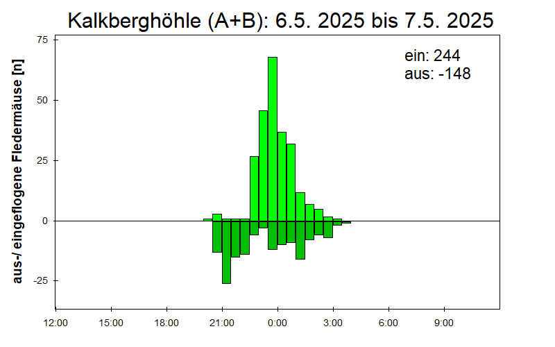 [Fledermaus] Lichtschranke: Segeberger Kalkberg (NABU Schleswig-Holstein)