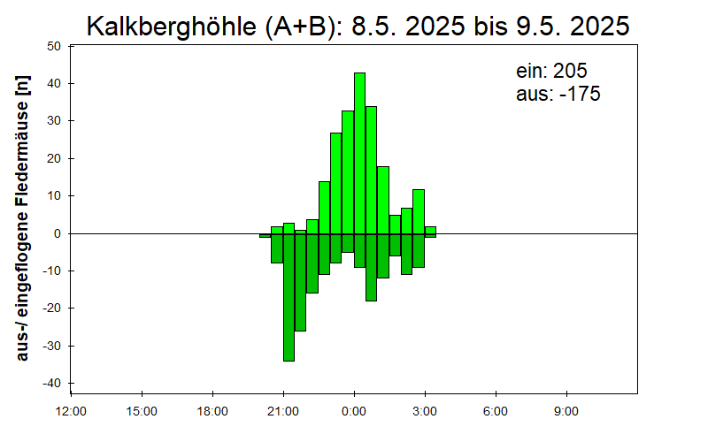 [Fledermaus] Lichtschranke: Segeberger Kalkberg (NABU Schleswig-Holstein)